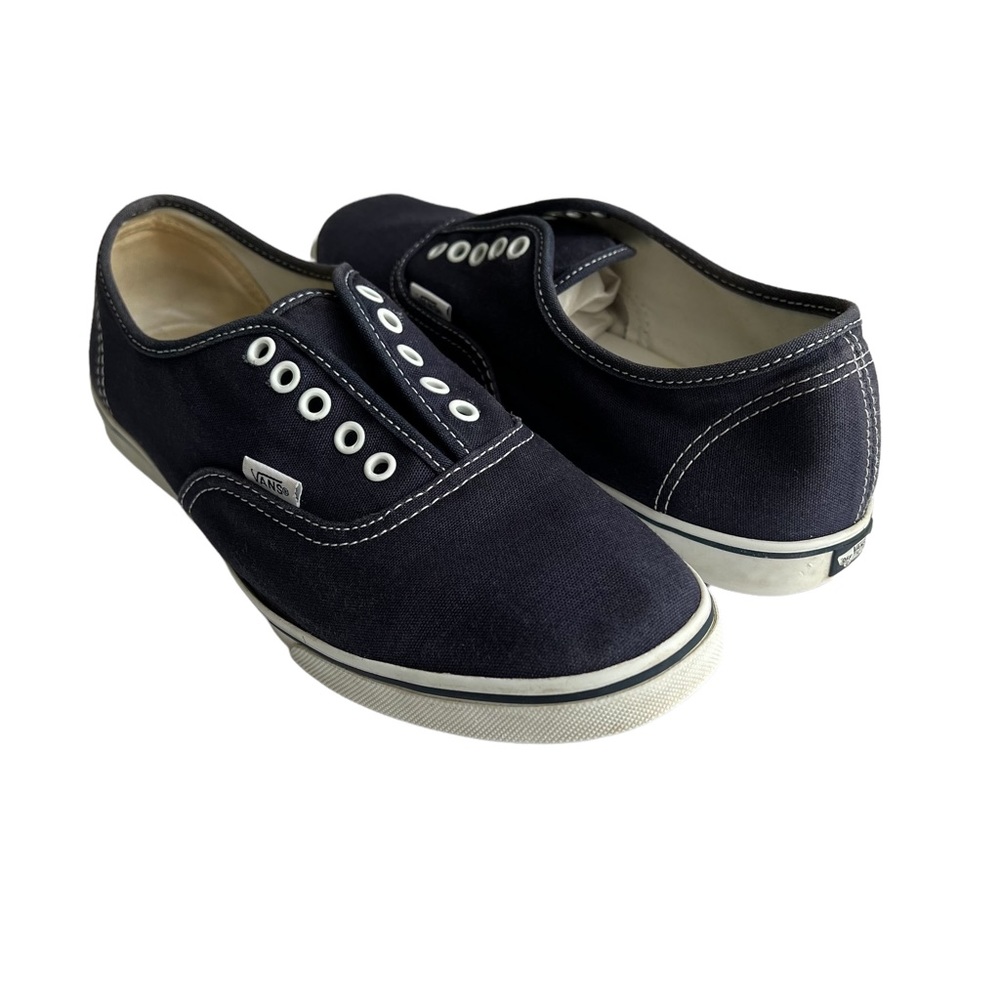 Vans Unisex Womens Shoes Size 8.5 Mens 7 Classic Low Top Lace Up Canvas Blue